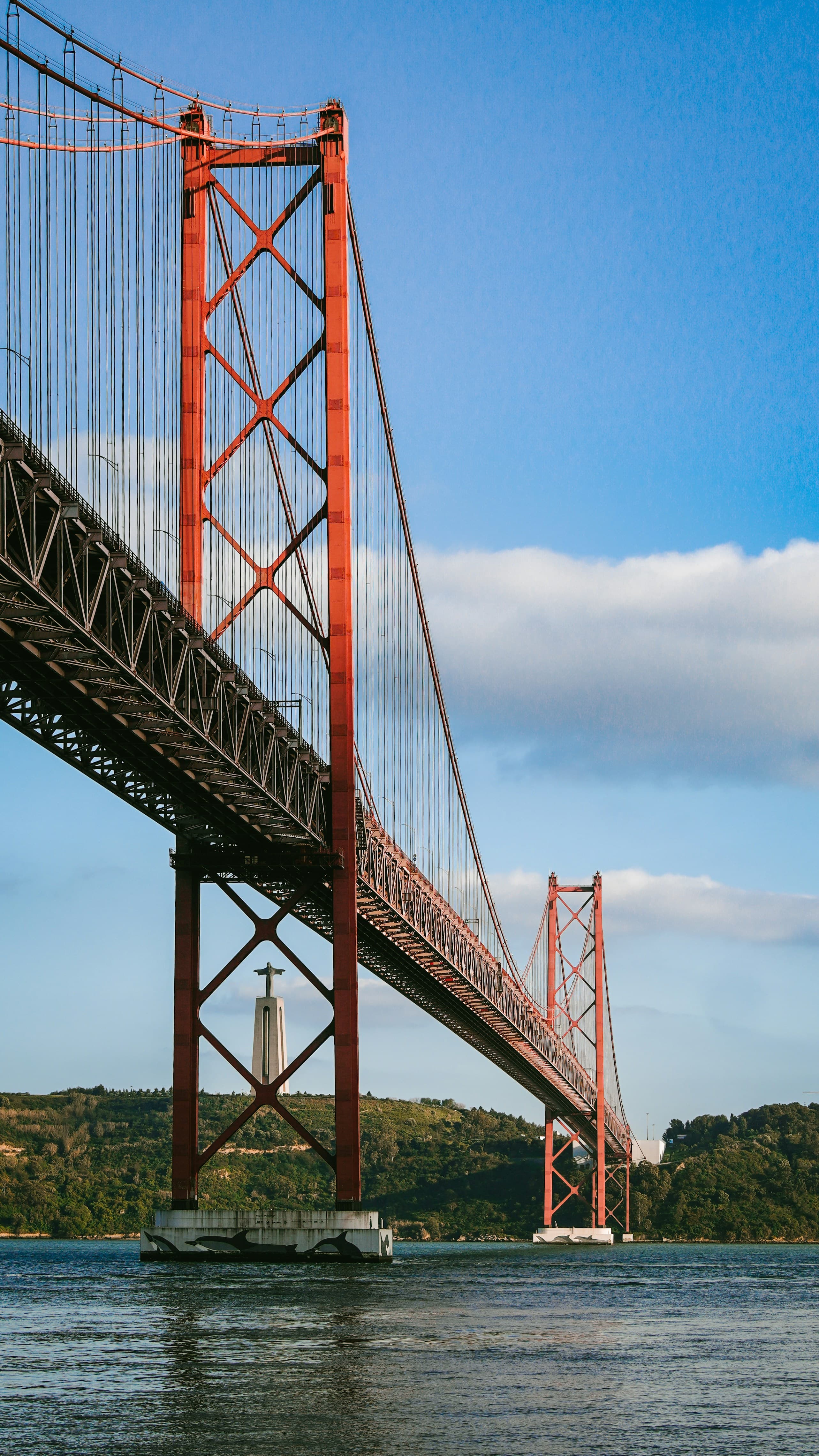 The 25 de Abril Bridge spanning the Tagus